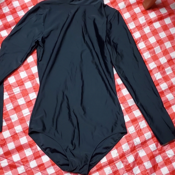 Black Long Sleeve Bodysuit - Picture 1 of 3